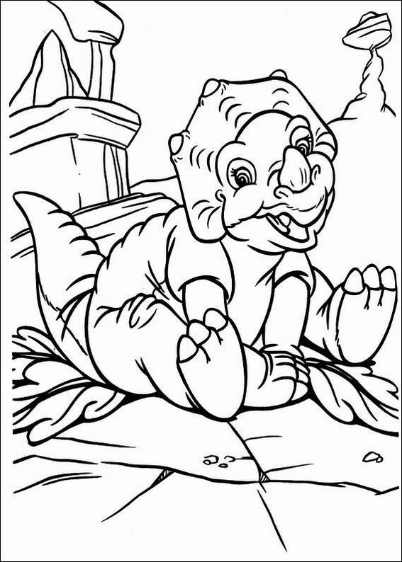 baby triceratops coloring pages