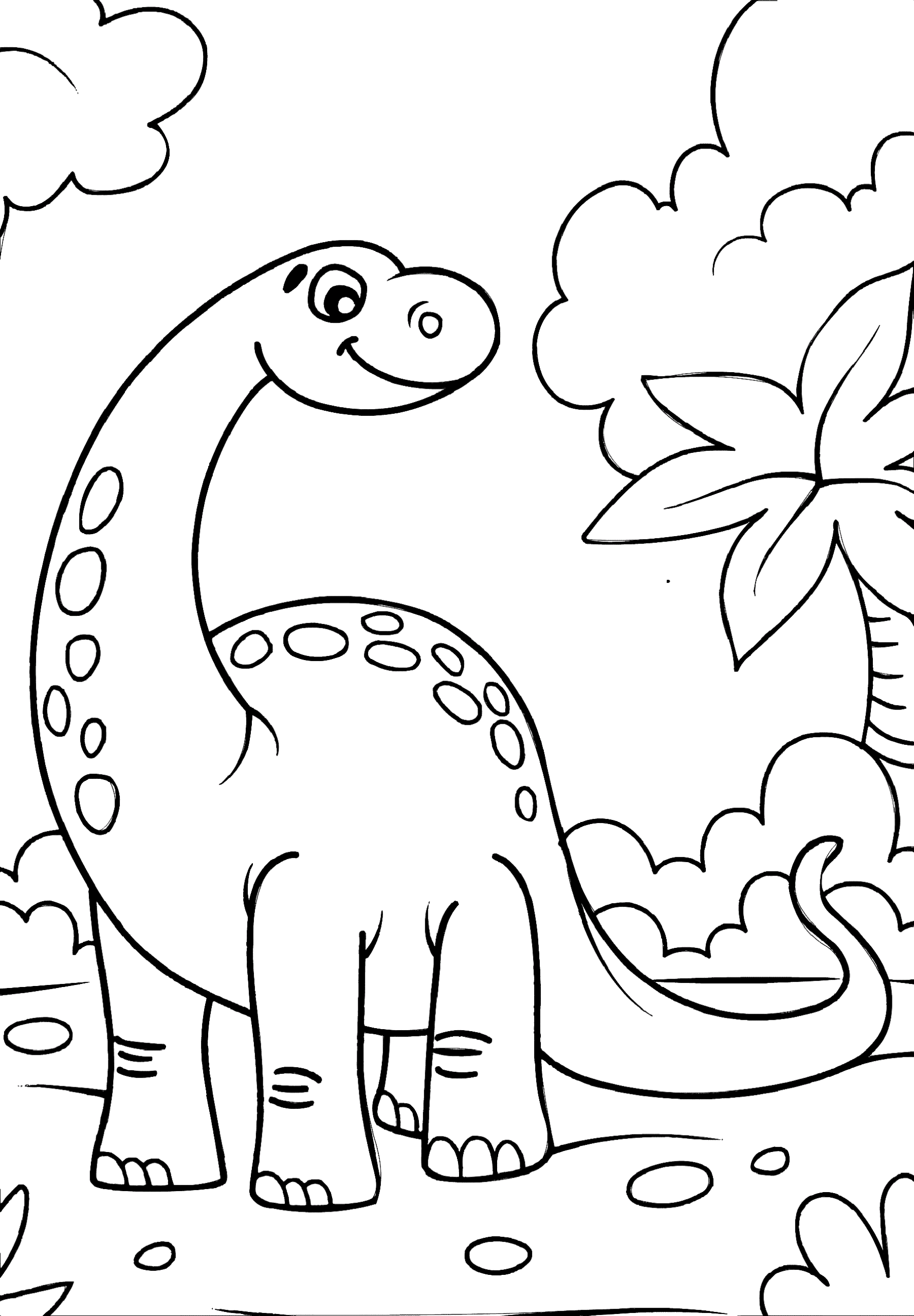 brachiosaurus coloring sheet