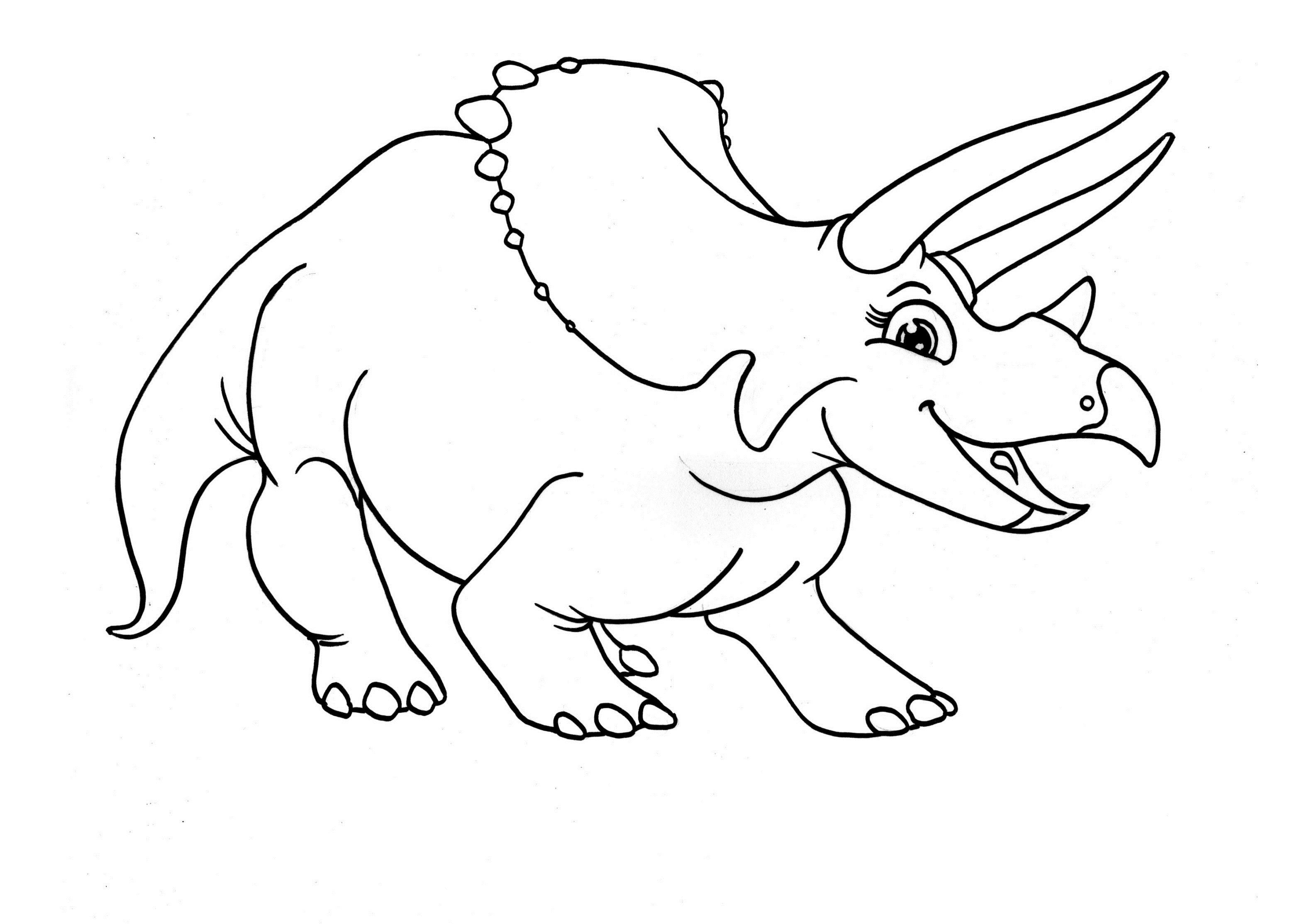 triceratops coloring pages kindergarten