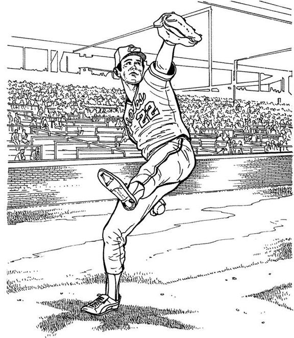 baltimore orioles player coloring pages