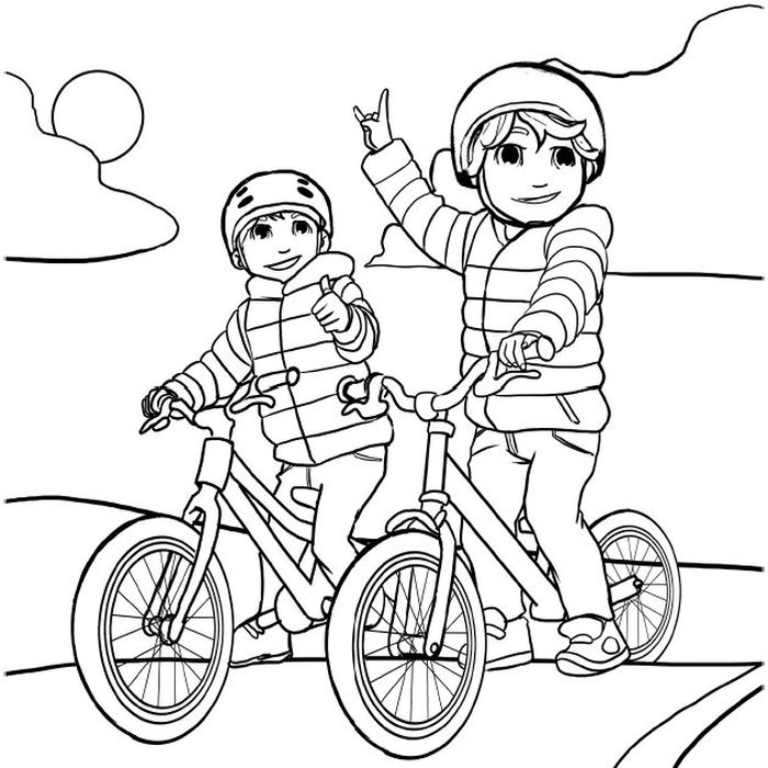 bmx coloring pages free