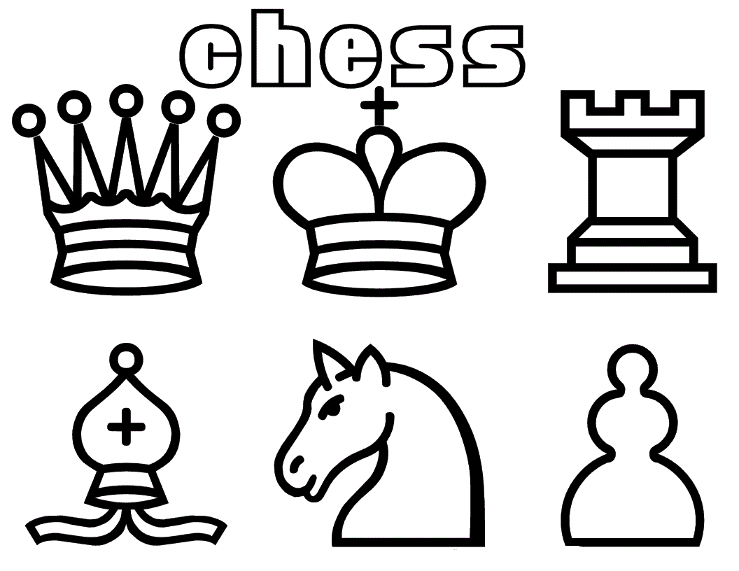 chess coloring pages
