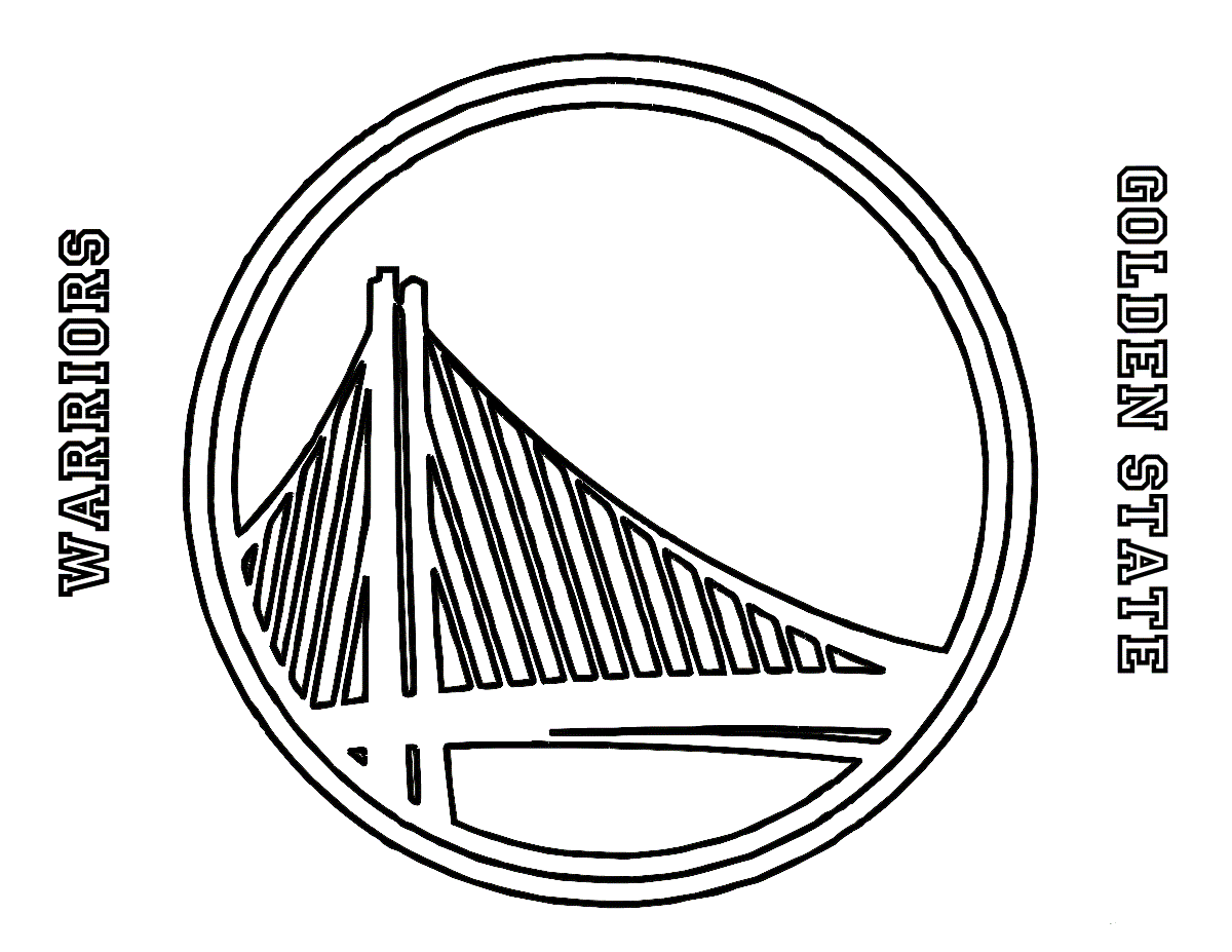 golden state warrior coloring pages