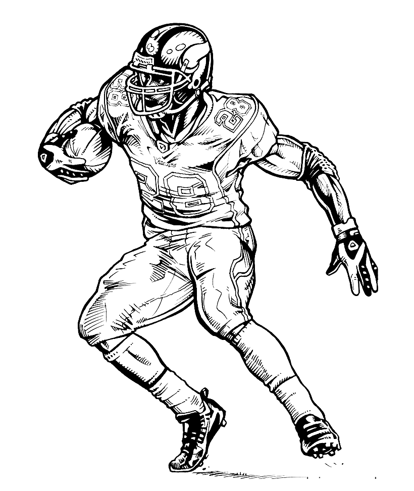 minnesota vikings adrian peterson coloring pages