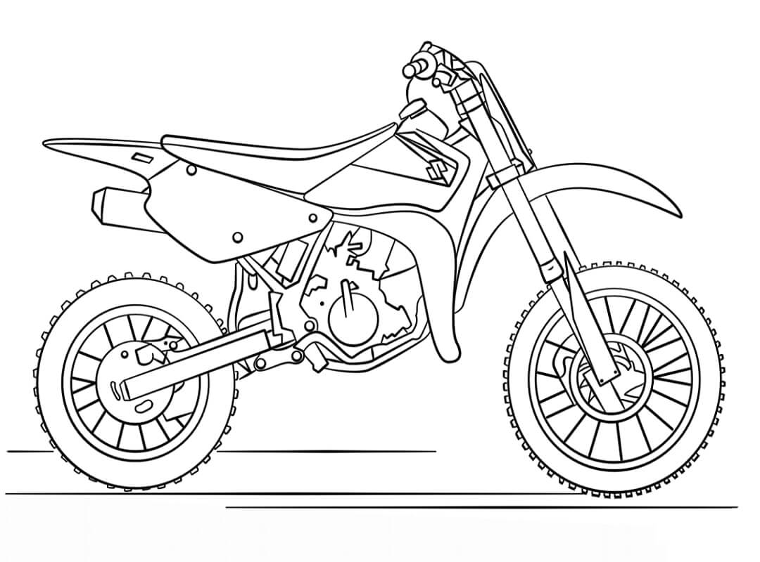 motocross coloring pages printable