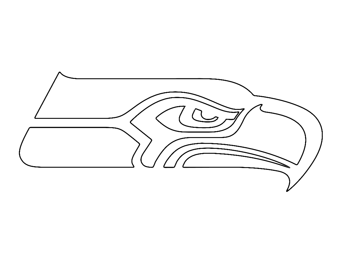 nfl seattle seahawks coloring page