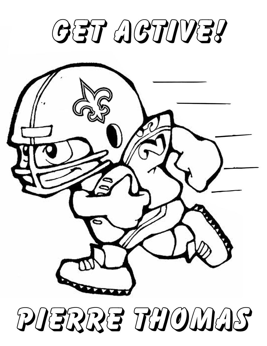 new orlean saints mascot coloring pages