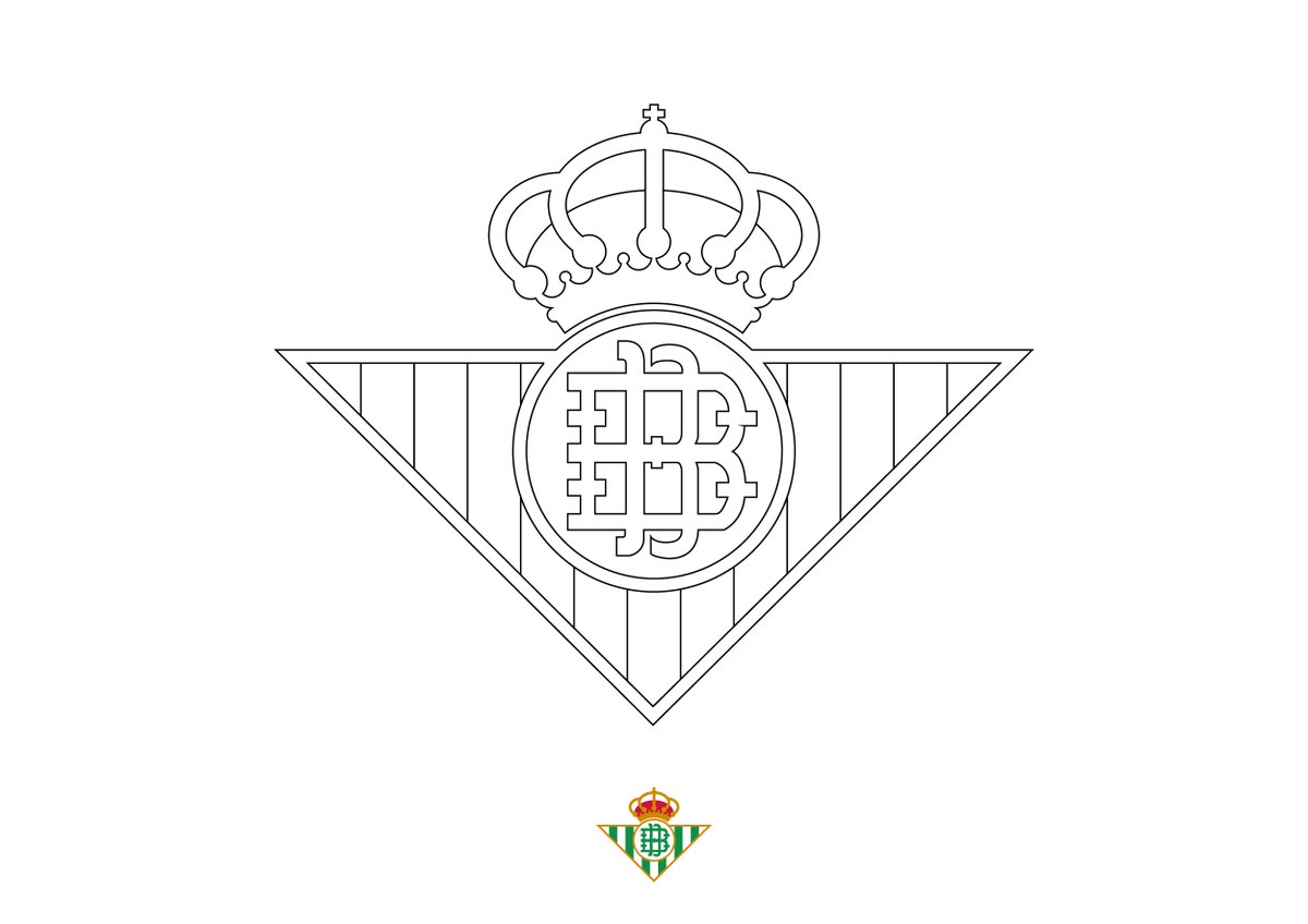 real betis logo coloring pages
