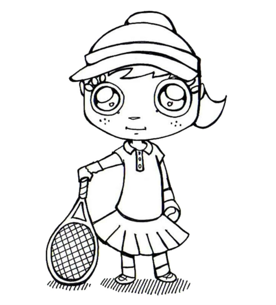 tennis coloring pages printable