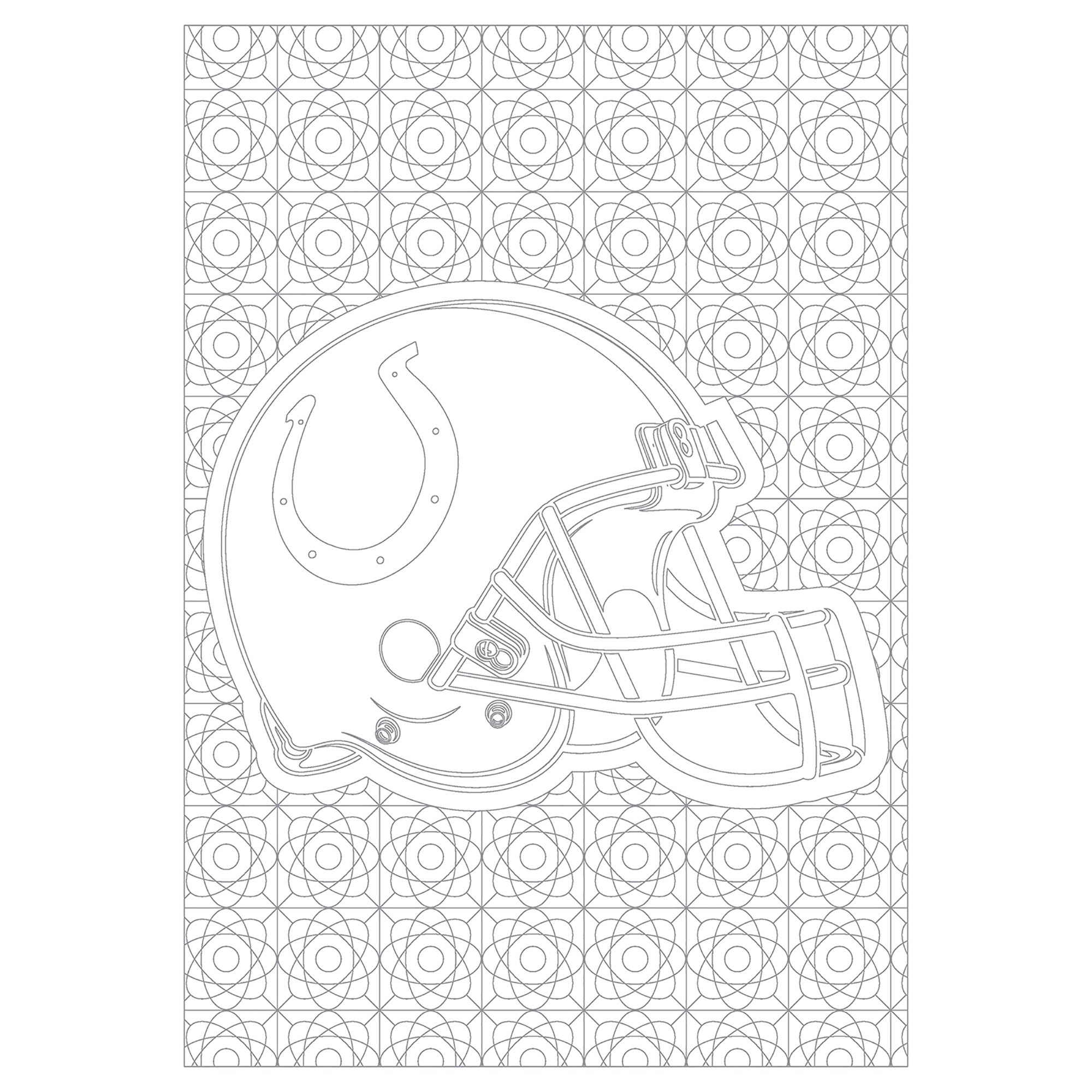 Coloring Pages For Boys Football Colts