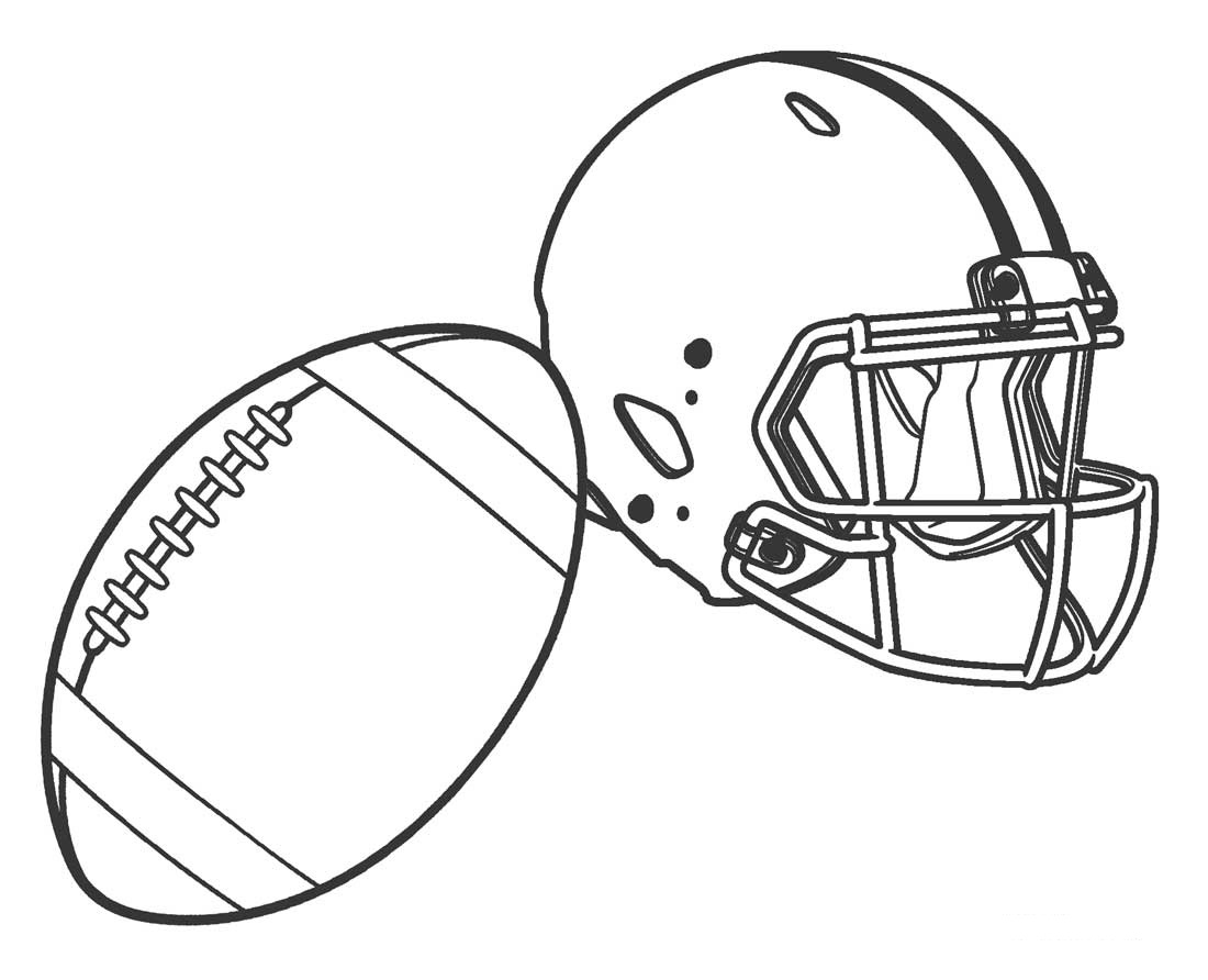 american football helmet coloring pages