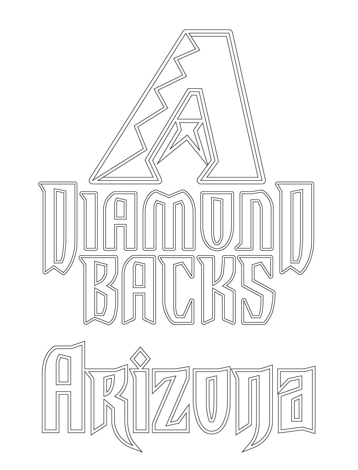 arizona diamondbacks coloring pages