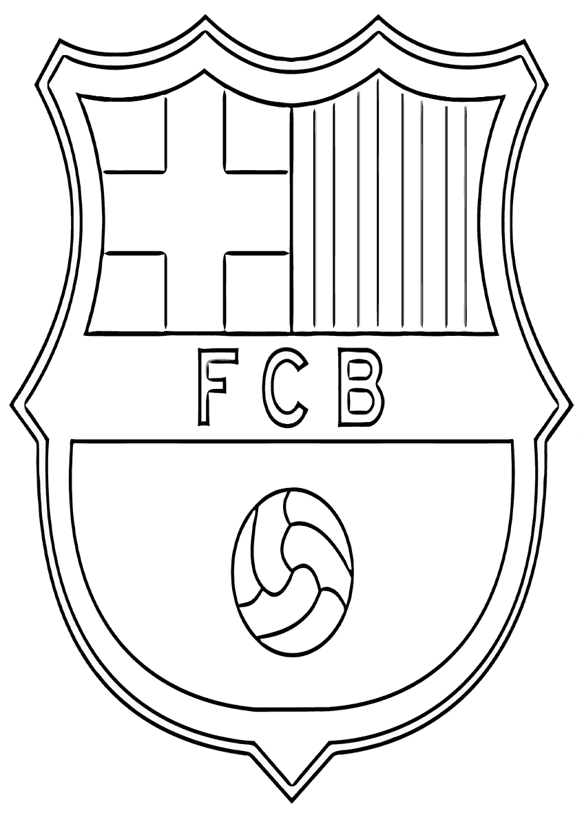 barcelona coloring pages