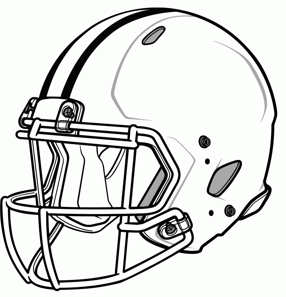 cleveland browns helmets coloring pages