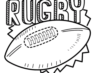 coloring pages rugby