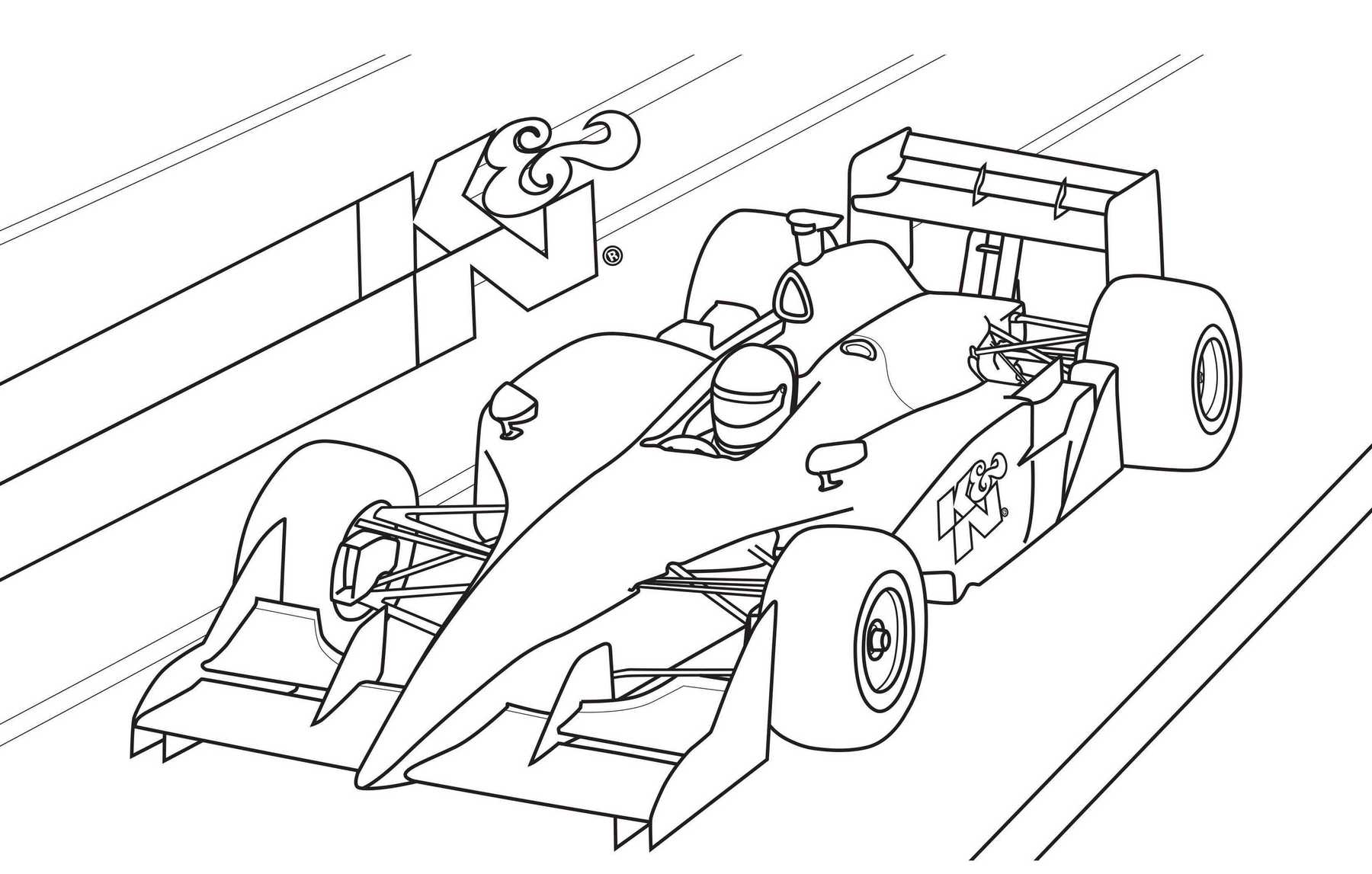 formula 1 coloring pages