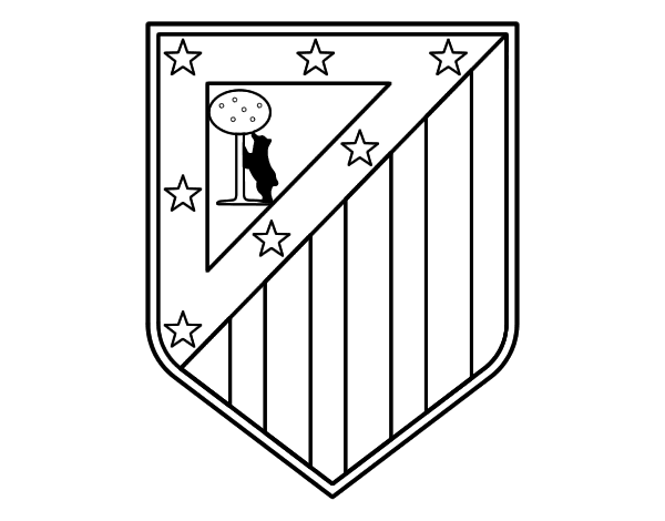 free atletico madrid coloring pages