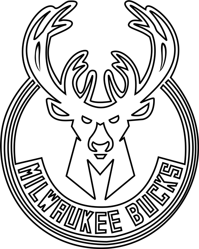 free milwaukee bucks coloring pages