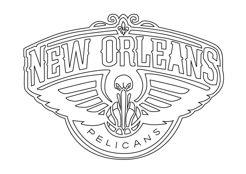 free new orleans pelicans coloring pages