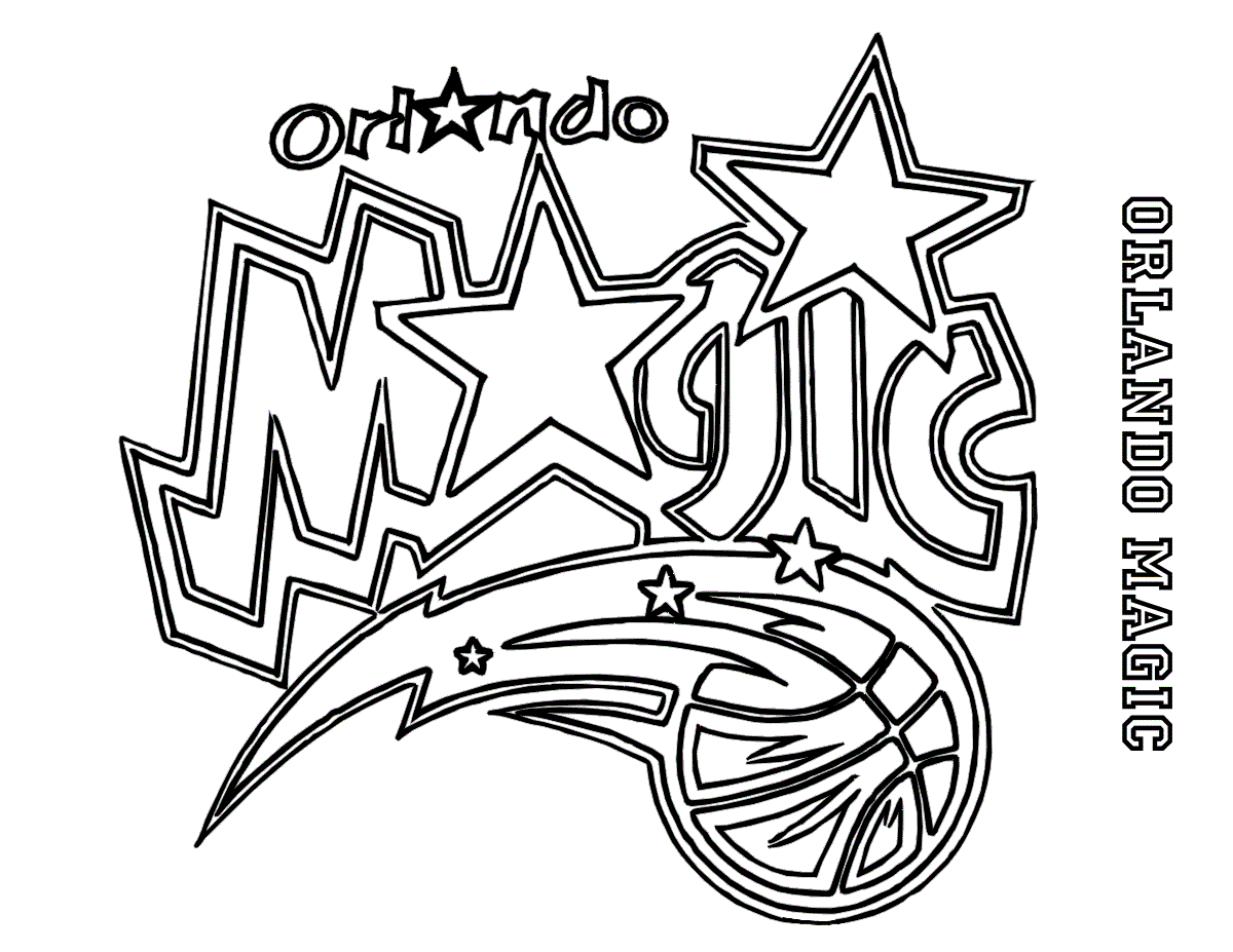 free orlando magic coloring pages