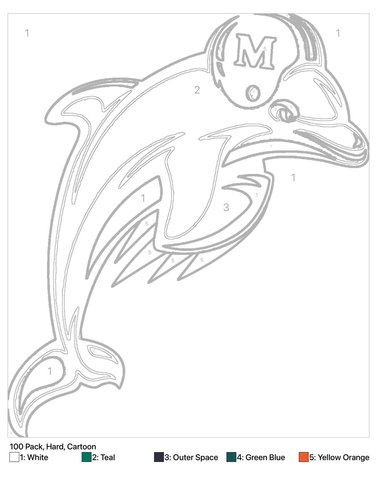 free printable miami dolphins coloring pages