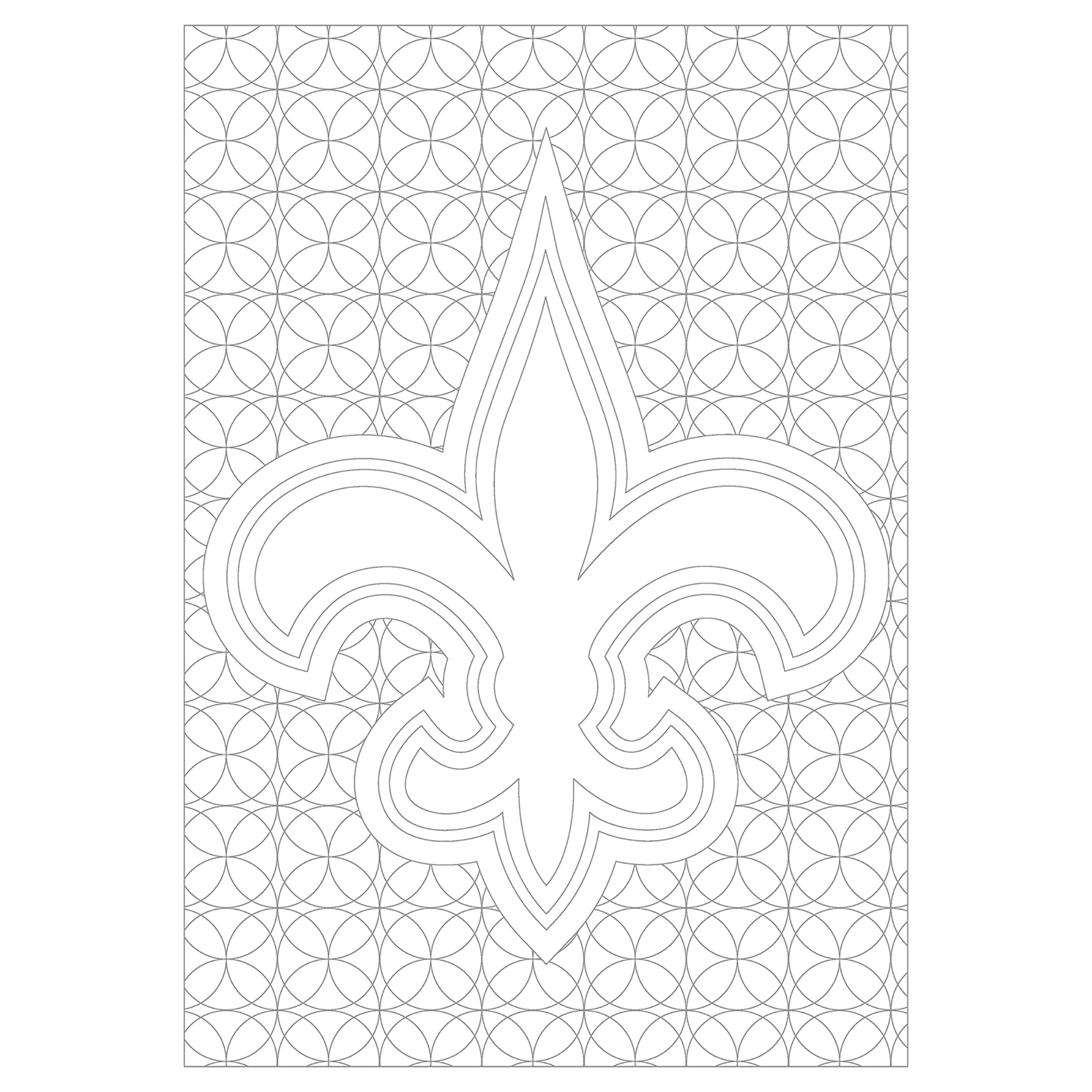 free printable new orleans saints coloring pages