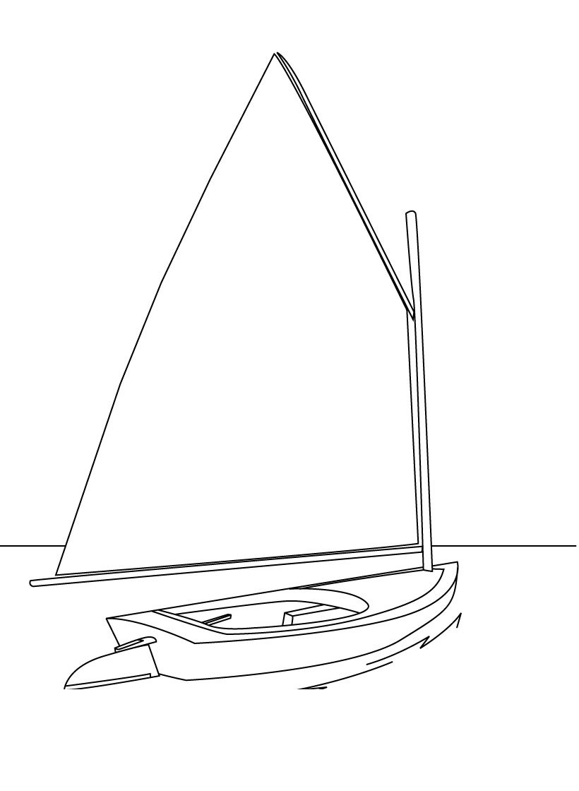free printable sailing coloring pages