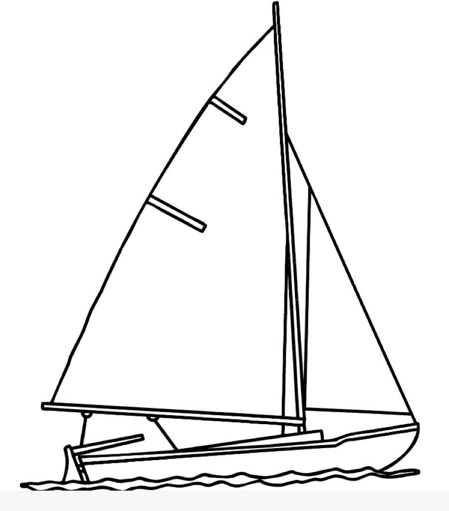 free sailing coloring pages