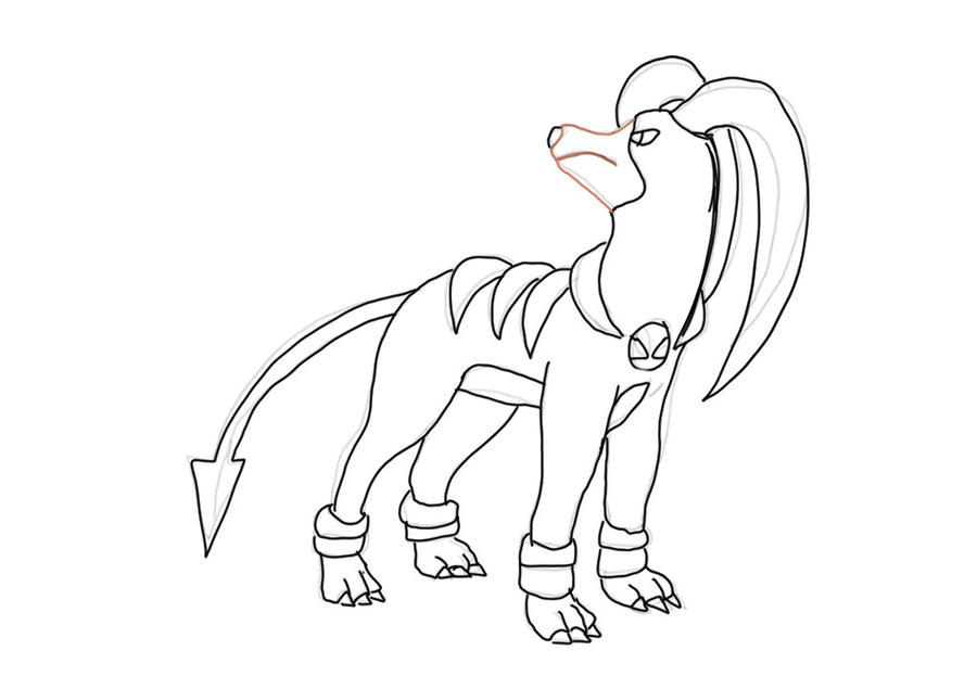 houndoom coloring pages to print