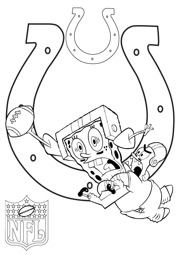 indianapolis colts coloring pages for kids