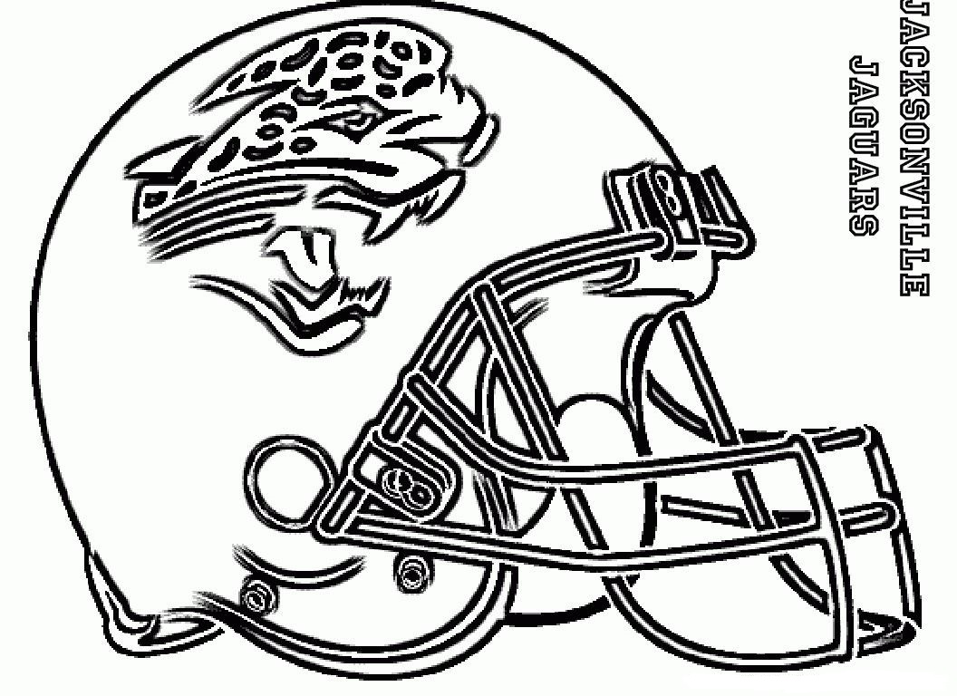 jacksonville jaguars helmet coloring pages