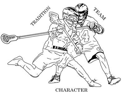 lacrosse coloring pages to print
