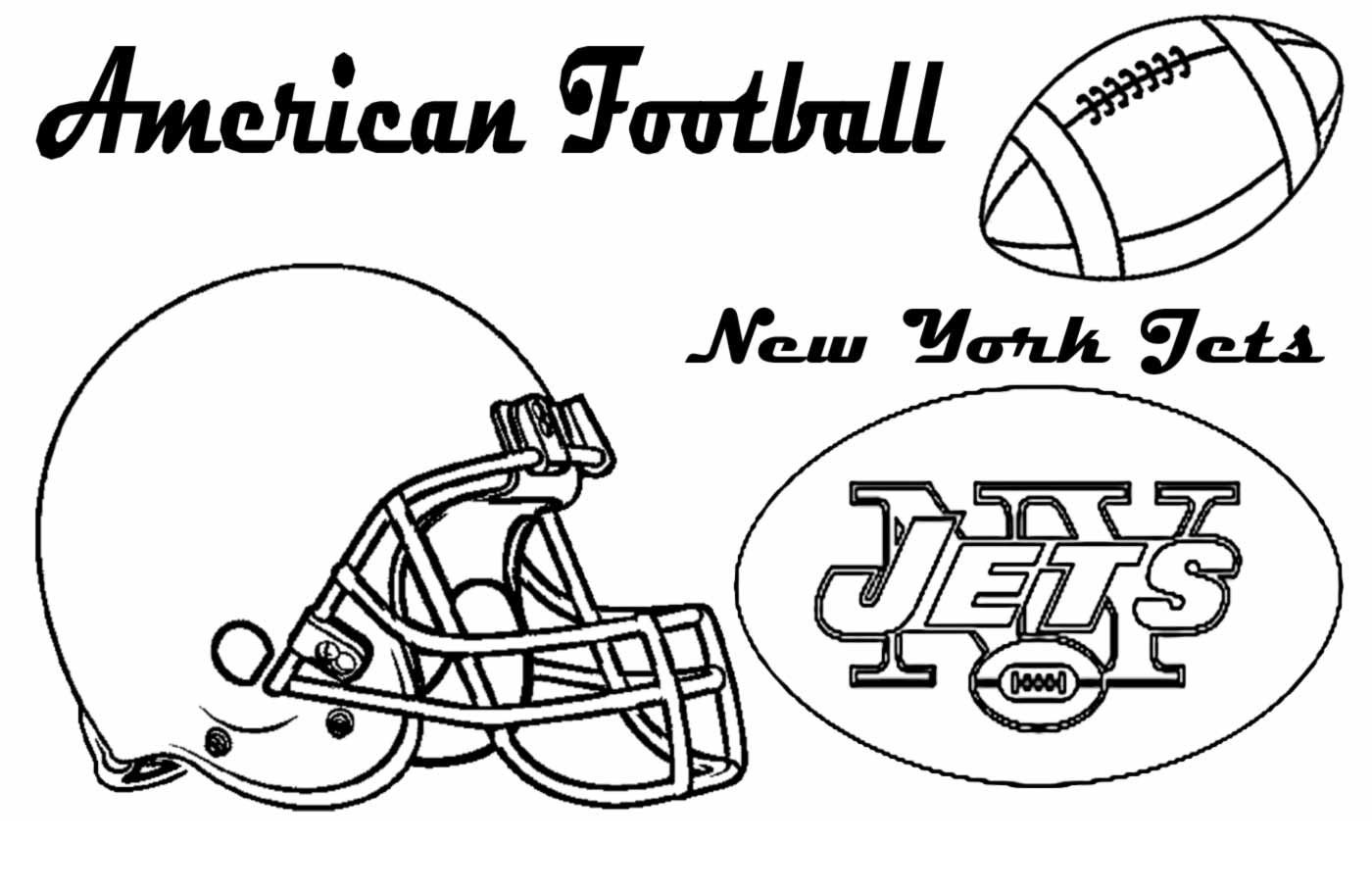 new york jets helmet coloring pages