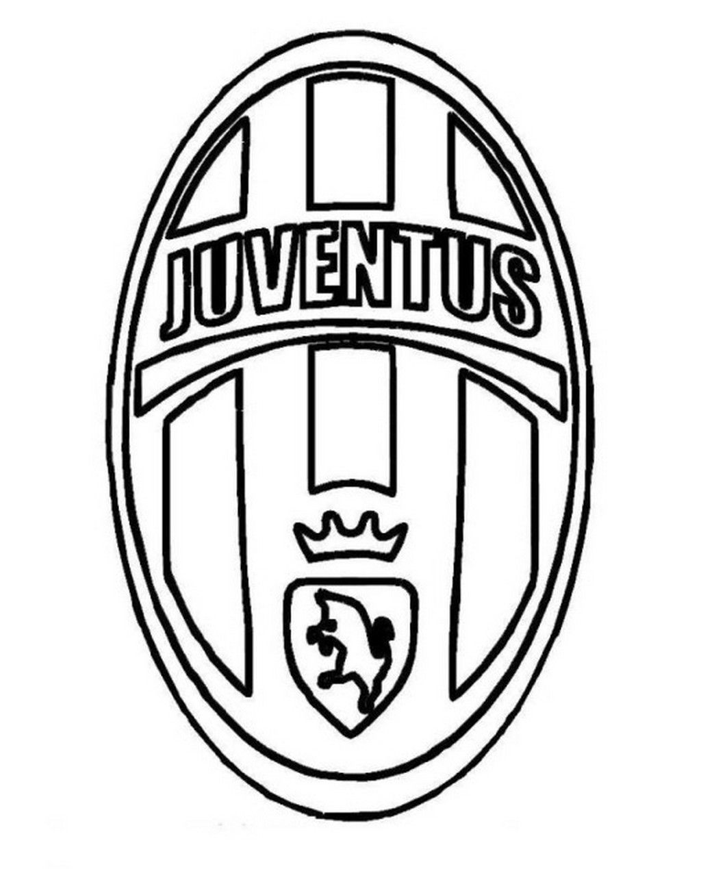 old juventus coloring pages