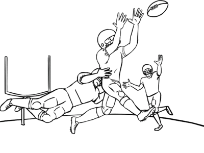 printable american football coloring pages