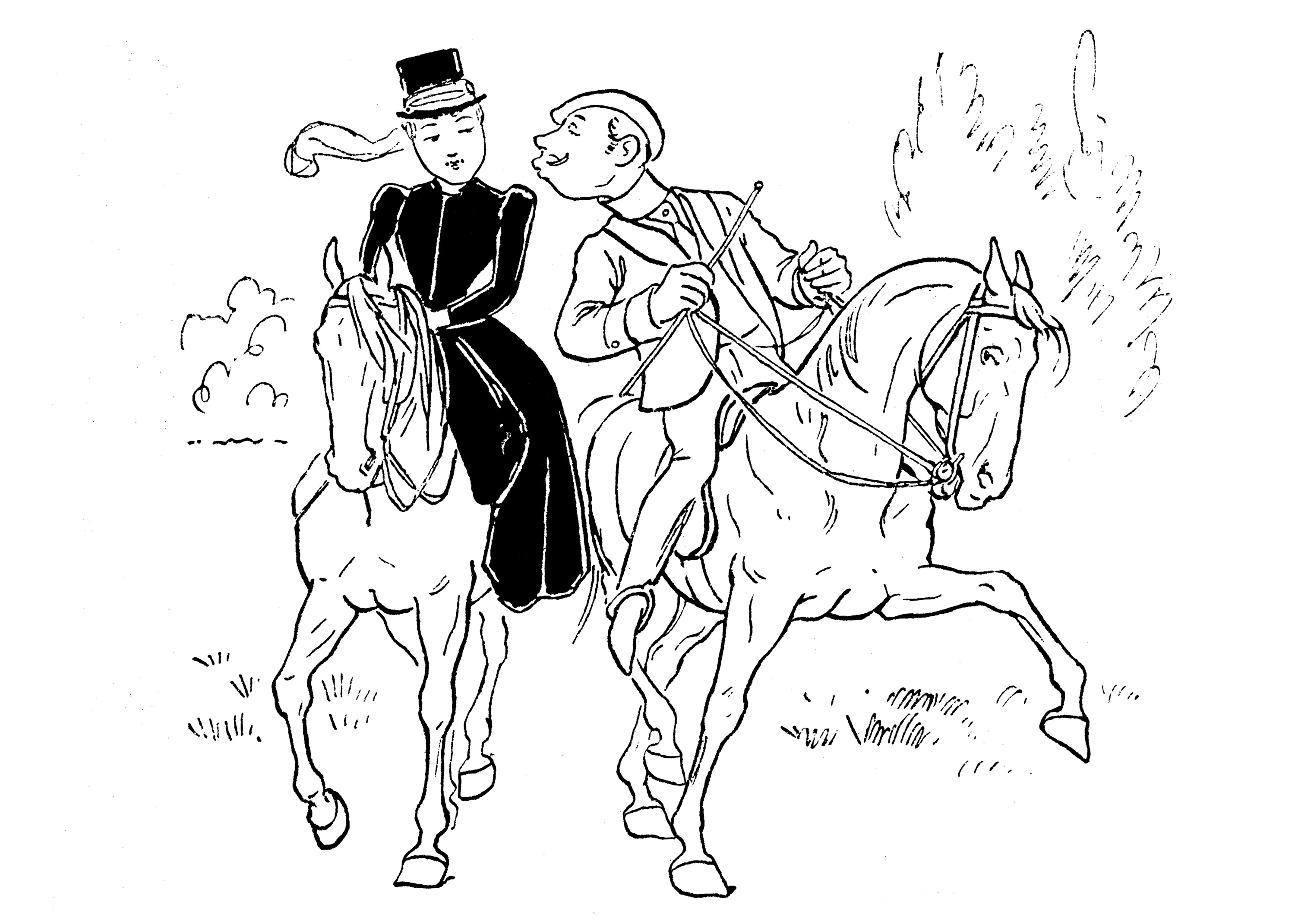 printable dressage coloring pages