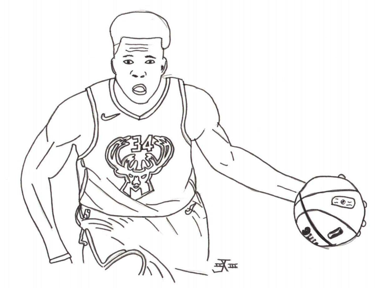 printable giannis antetokounmpo coloring pages