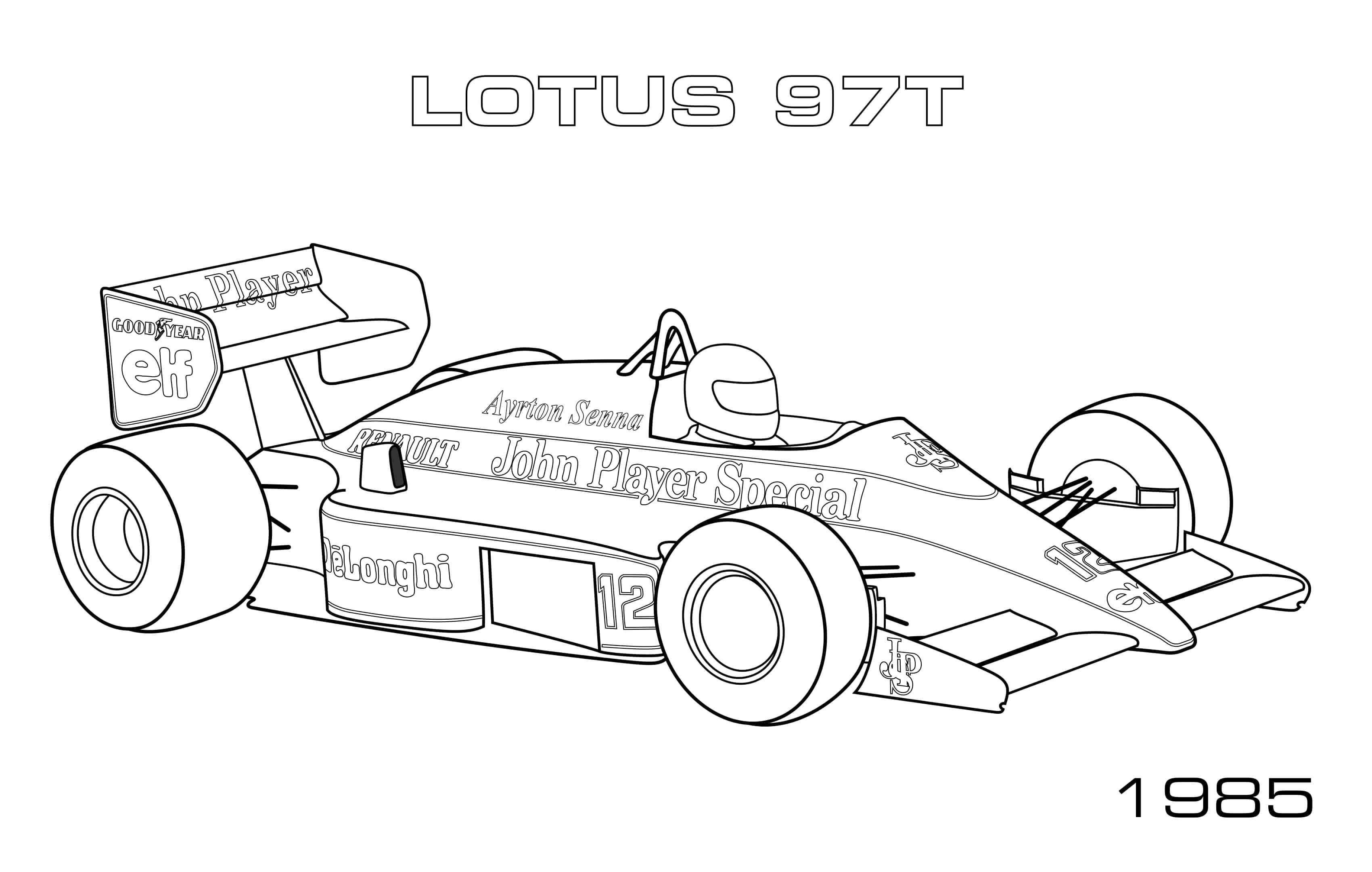 printable indy car coloring pages