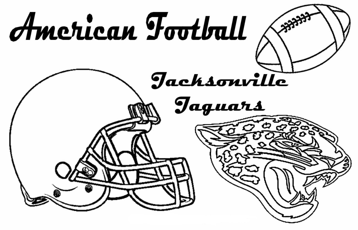 printable jacksonville jaguars coloring pages