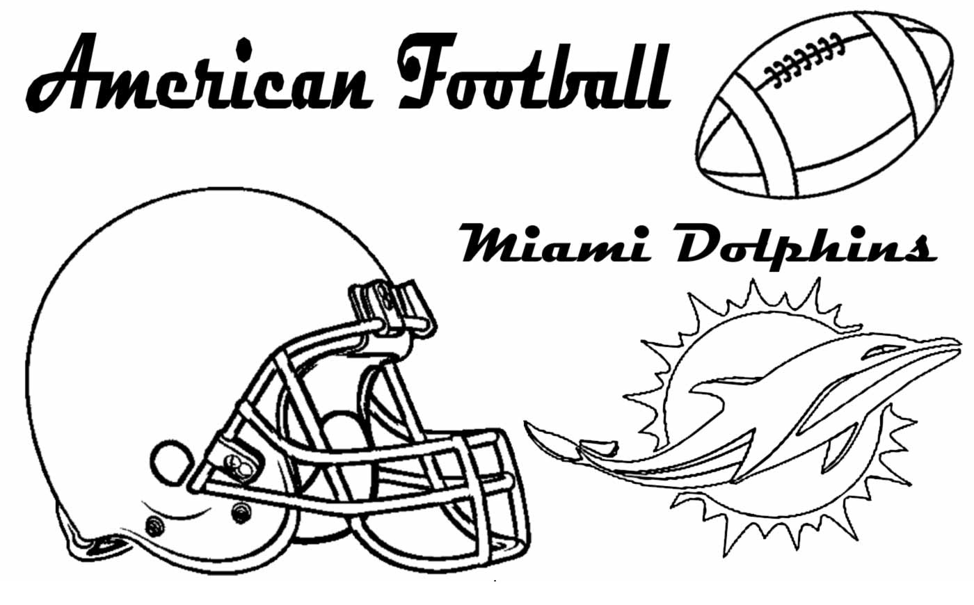 printable miami dolphins coloring pages