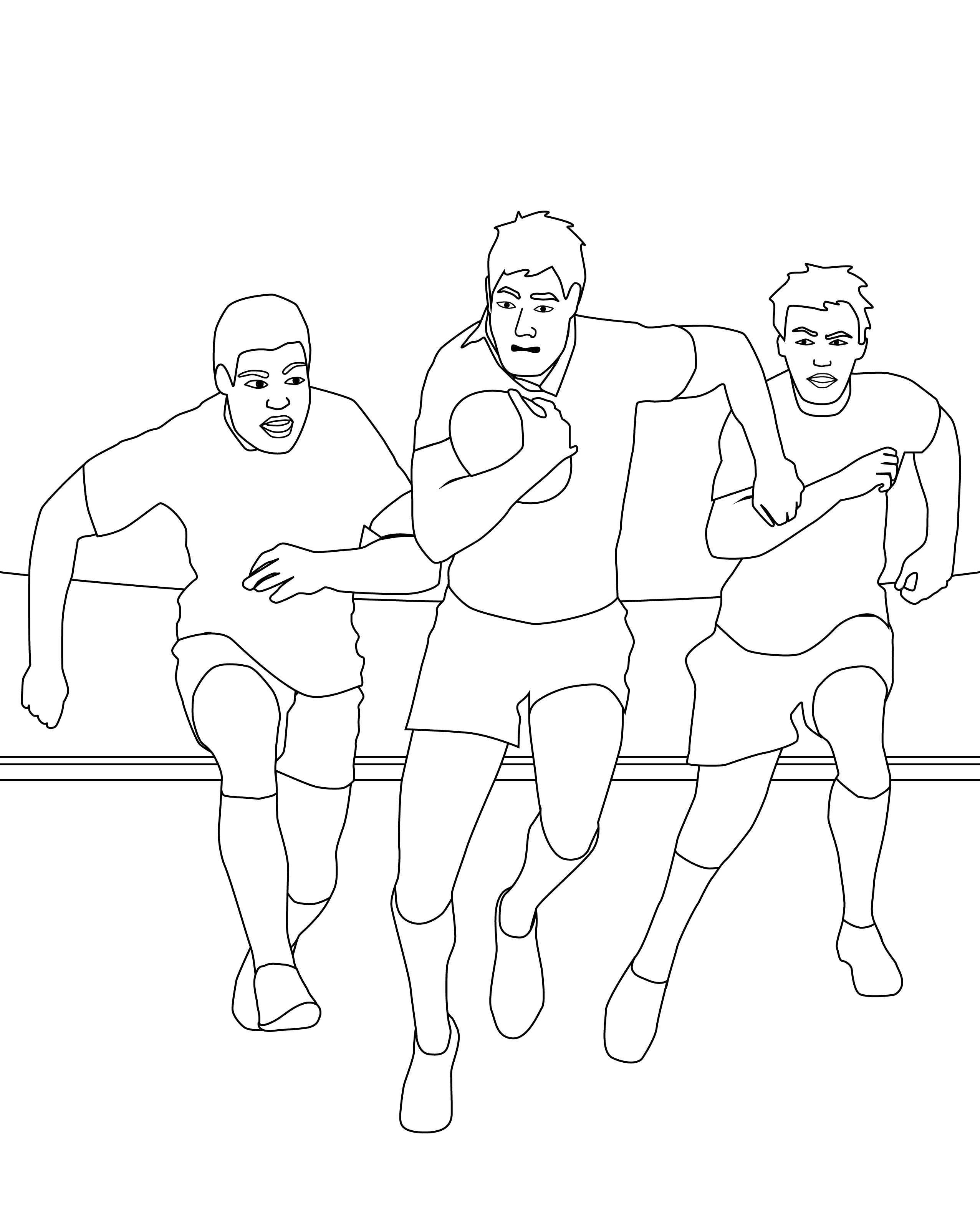 printable rugby coloring pages