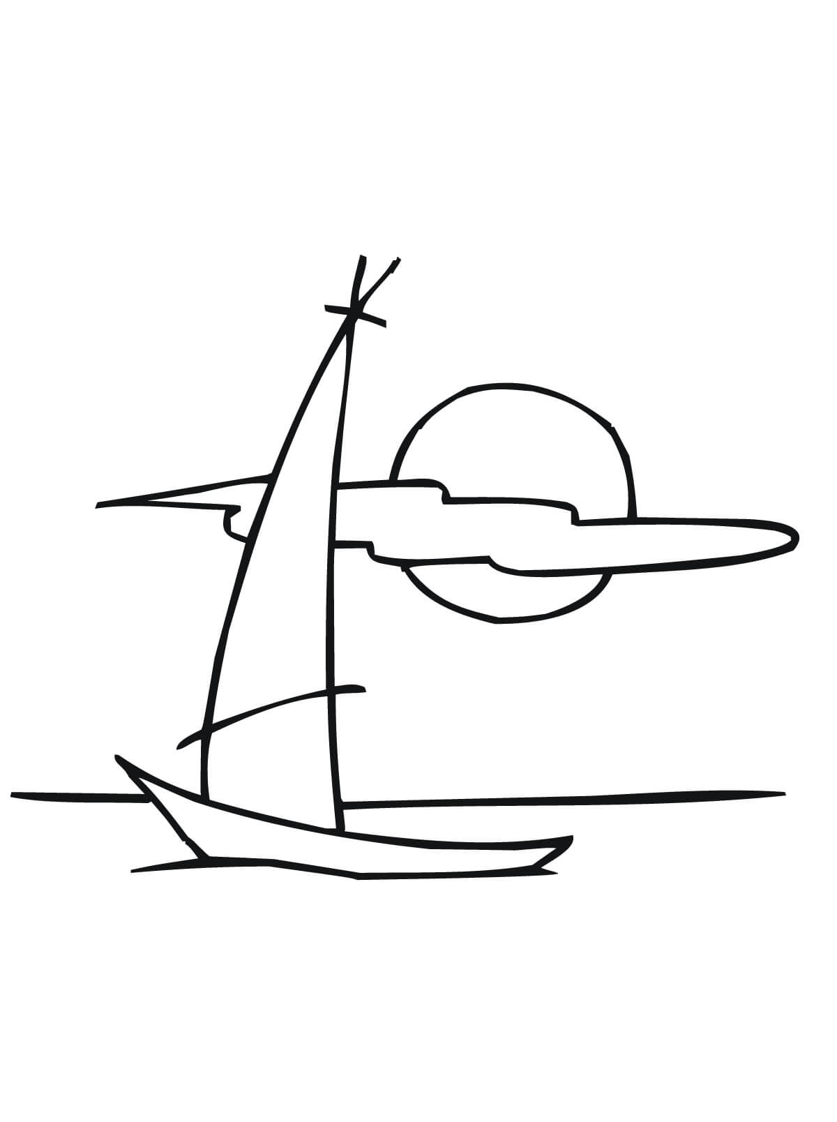printable sailing coloring pages