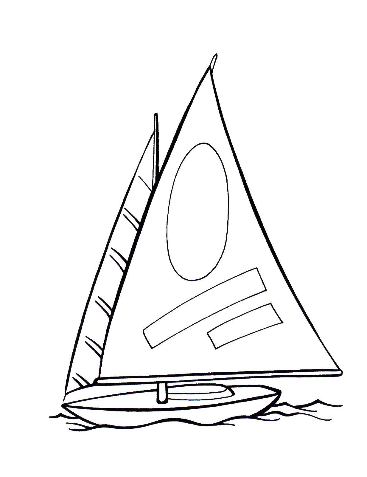 sailing coloring pages