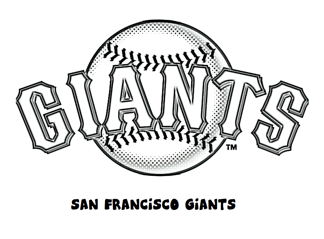 san francisco giants logo coloring pages