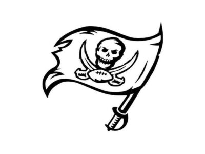 tampa bay buccaneers logo coloring pages