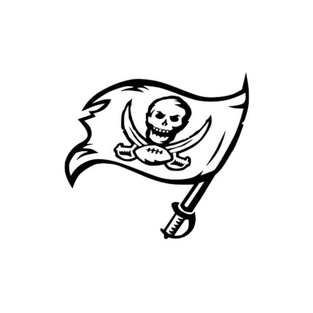tampa bay buccaneers logo coloring pages