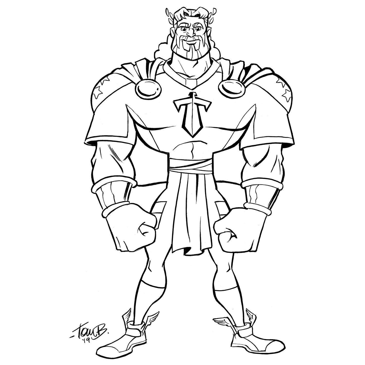 tennessee titans mascot coloring pages