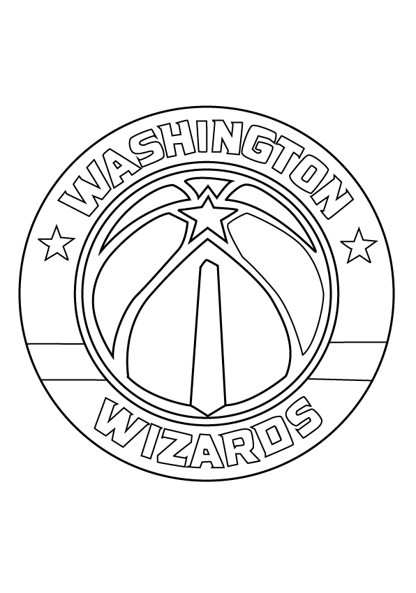 washington wizards logo coloring pages