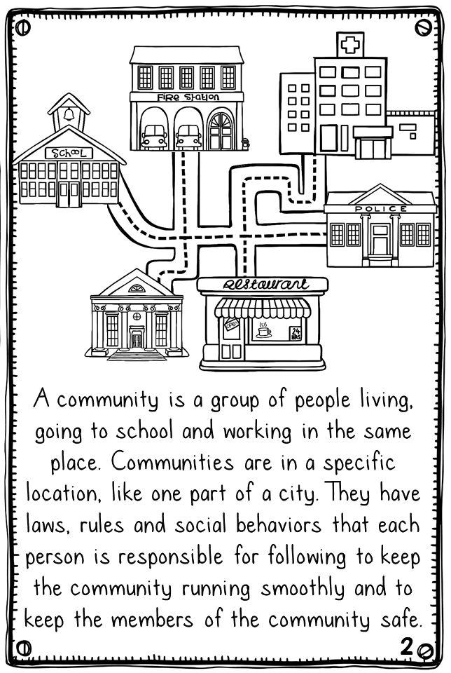 coloring pages community helpers