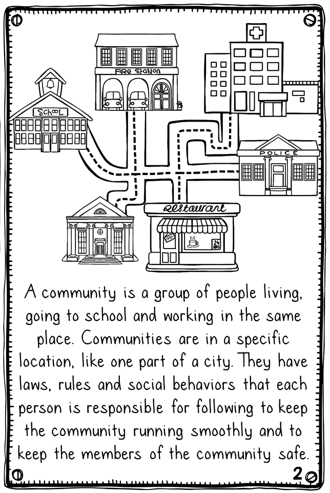 Community Helper Coloring Pages Pdf For Kids